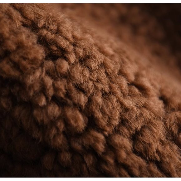 AmandaX 100% Turkish Imported 'Icelandic Wrap' Sheepskin Fur Outerwear S - Picture 15 of 16
